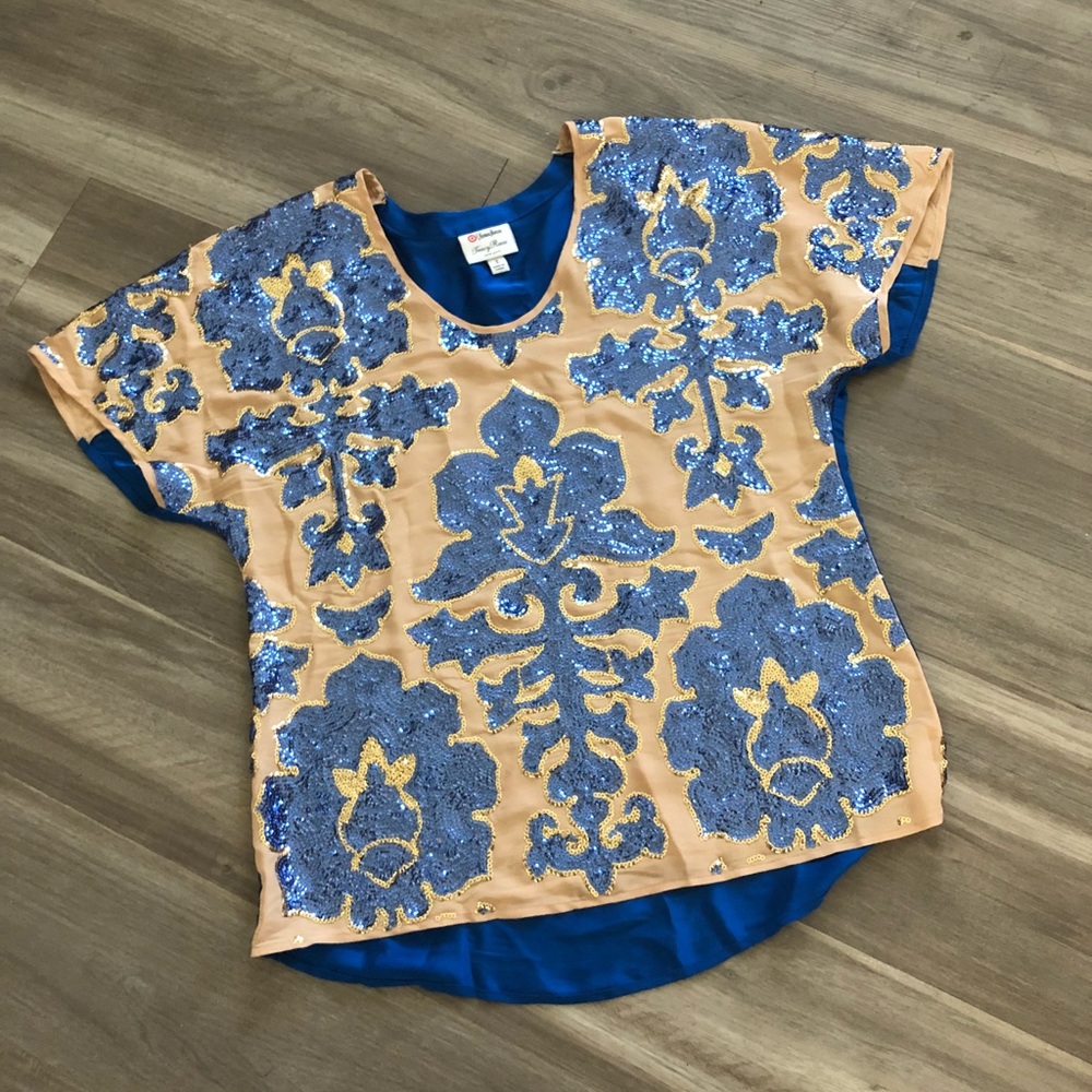 Neiman Marcus Tracy Reese Sequin Top